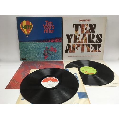 293 - Two early pressings of Ten Years After LPs comprising 'Watt' (includes poster) SML 1078 and 'Goin Ho... 
