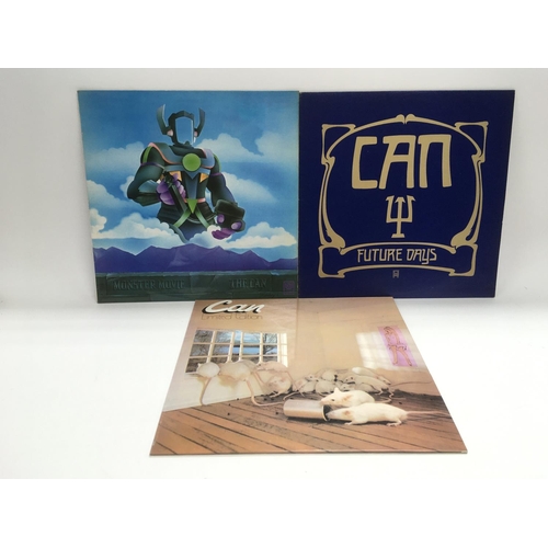 296 - Three Can LPs comprising 'Monster Movie', 'Limited Edition' and 'Future Days'.
