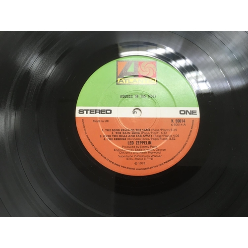 300 - Four early UK pressings of Led Zeppelin LPs comprising 'Untitled / Zoso / IV', 'Physical Graffiti', ... 