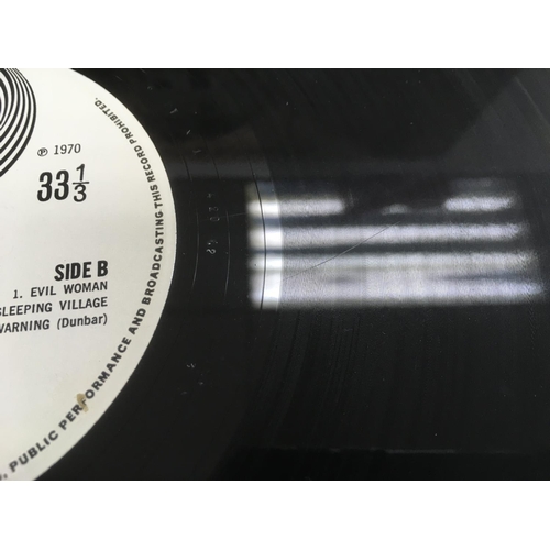 302 - A first UK pressing of Black Sabbath's debut LP complete with Vertigo poly lined inner sleeve, a Phi... 