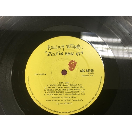 307 - A first UK pressing of The Rolling Stones LP 'Exile In Main Street' complete with original inners an... 