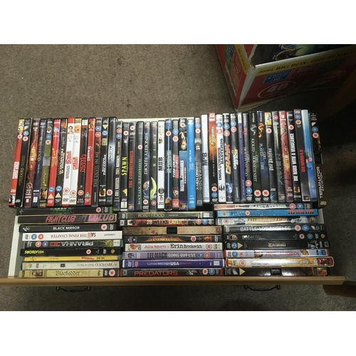 317 - Four drawers of DVDs including box sets.