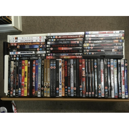 317 - Four drawers of DVDs including box sets.