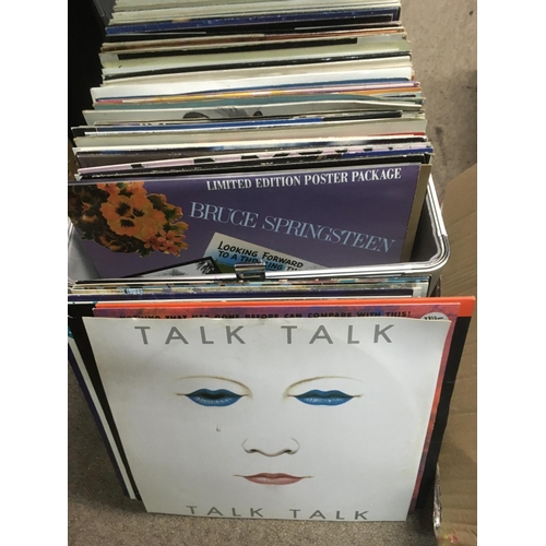 321 - A case of mainly 1980s LPs and 12 inch singles by various artists including Was Not Was, Talk Talk, ... 