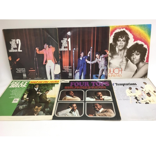 348 - A collection of soul and Motown LPs by various artists including The Four Tops, The Temptations, Isl... 