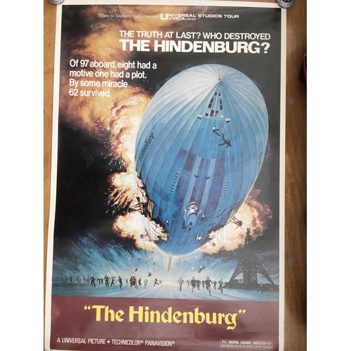 524 - An unframed poster for 'The Hindenburg', rolled and in excellent condition. Approx 89cm x 58.5cm.