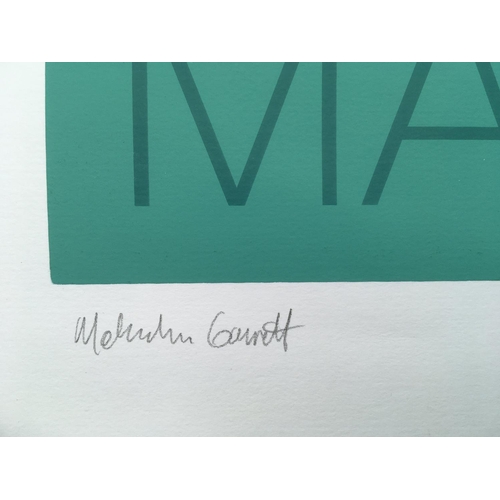 530 - A multi signed limited edition poster for the group Magazine, fully signed by band members Howard De... 