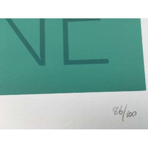 530 - A multi signed limited edition poster for the group Magazine, fully signed by band members Howard De... 