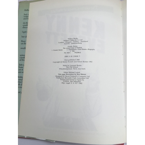 535 - A signed and inscribed first edition book by Kenny Everett 'The Custard Stops At Hatfield' published... 