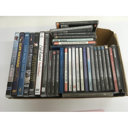 536 - A large collection of Cliff Richard memorabilia including fan club materials, CDs, DVDs, T shirts, s... 