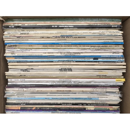 603 - Four boxes of LPs and 10 inch records including jazz titles and popular shows of the 1940s/50s and 6... 