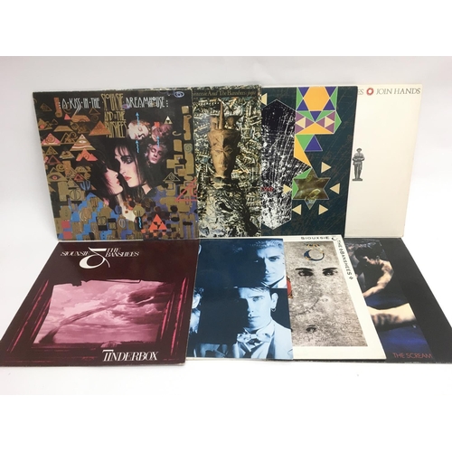 64 - Eight Siouxsie & The Banshees LPs including 'Juju', 'A Kiss In The Dreamhouse', 'Nocturne' and other... 
