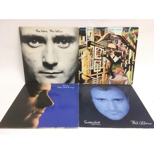 65 - A Brand X 'Product' LP (featuring Phil Collins) plus two Phil Collins LPs and a 12 inch single (4).