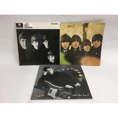 70 - Two Beatles LPs comprising 'With The Beatles' and 'Beatles For Sale' plus 'All The Best' by Paul McC... 