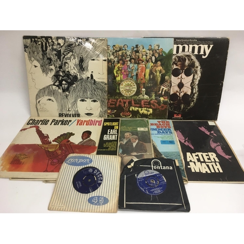 73 - A collection of rock, pop and jazz LPs by various artists including The Beatles, Rolling Stones and.... 