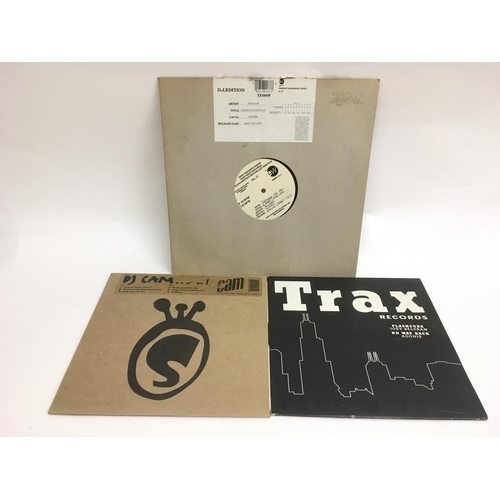 92 - A one sided DJ edition test pressing of 'A Beat Called Love' by The Grid plus two dance 10 inch reco... 