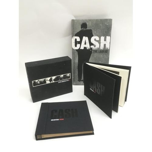 94 - Two Johnny Cash CD box sets comprising 'Unearthed' and 'The Legend'.