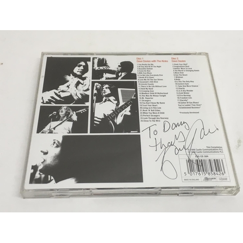 98 - A signed Dave Davies 'Anthology' CD.