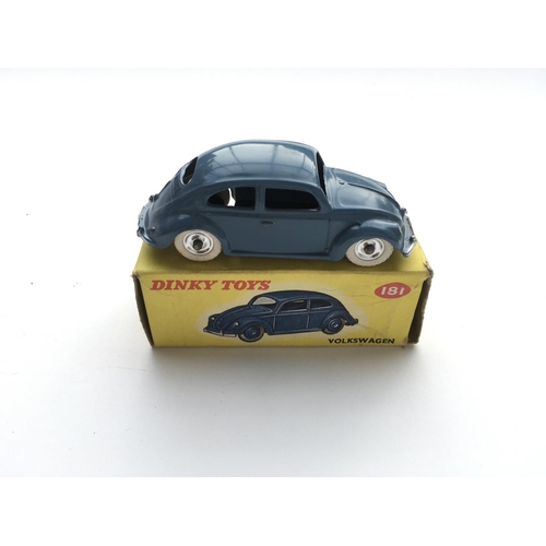 1803 - 4 boxed Corgi vehicles #181 Volkswagen, #437 Superior Ambulance,#457 E.R.F Platform Lorry, #100 Drop... 