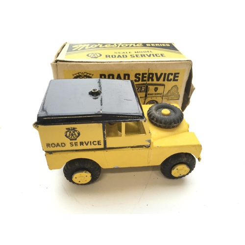 1949 - 2x Morestone Road Service AA Land Rovers. Boxed.