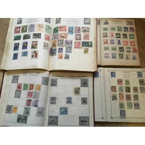 1808 - Four albums of GB and world stamps.