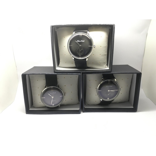 740 - Three boxed and as new gents Mars Walk watches.