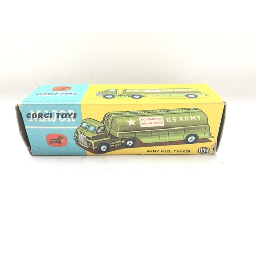 1 - A boxed Corgi Army fuel Tanker. #1134