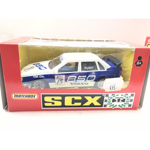 116 - 3 x Matchbox SCX Slot Cars Boxed.