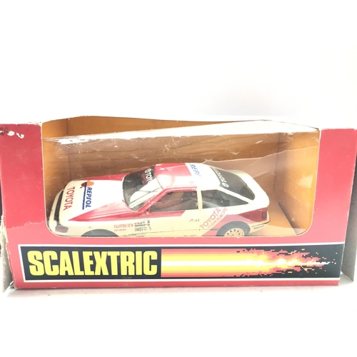 121 - 2 X Spanish Scalextric Cars. A Toyota Celica #8332 and a Porsche-959 #4084 both boxed.