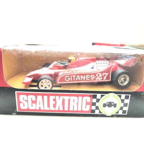 125 - 2 x Spanish Scalextric Cars A Ligier-J.S. 11-F.1 # 4060 and a Porsche 935 