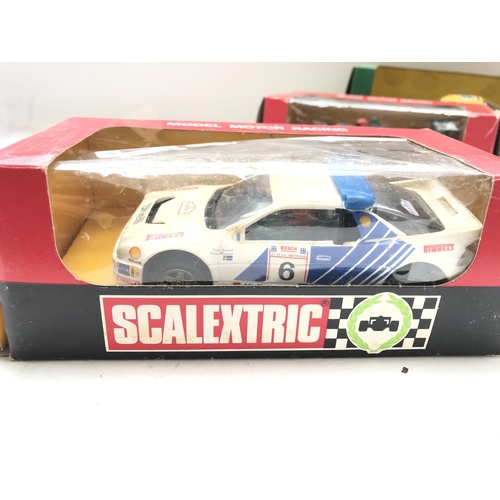 126 - 2 X Spanish Scalextric Cars and a Spanish SCX TT 4x4. A/F.