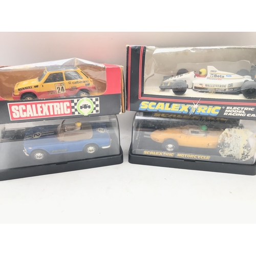 128 - 4 x Scalextric Cars