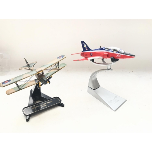 13 - A boxed Oxford D.H.89 Dragon Rapide and a boxed Corgi British Aerospace Hawk T.1A Trainer.