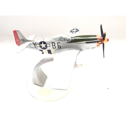 137 - A Corgi P51D Mustang # 49302 and a Corgi Hawker Hurricane MKI #49102 both boxed.scale 1:72