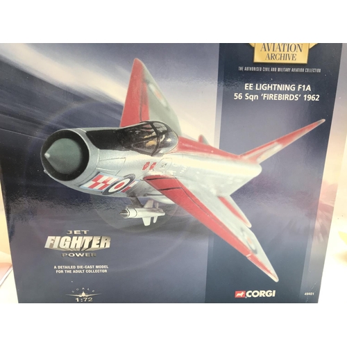 146 - A Corgi EE Lightning F1A Boxed #4901