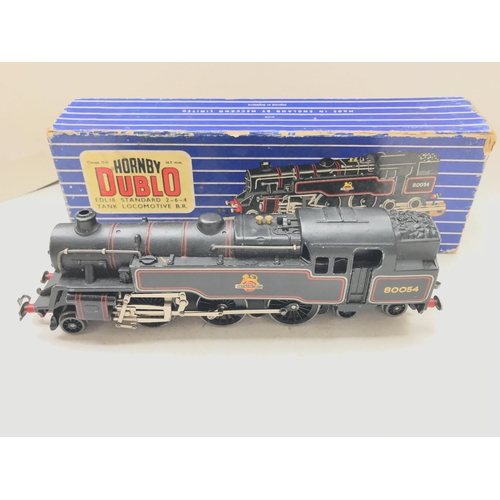 153 - A Hornby Dublo EDL18 Standard Locomotive 2-6-4 Boxed.