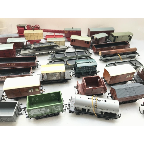 166 - A Collection of 'OO' Gauge Rolling Stock including a Crane.