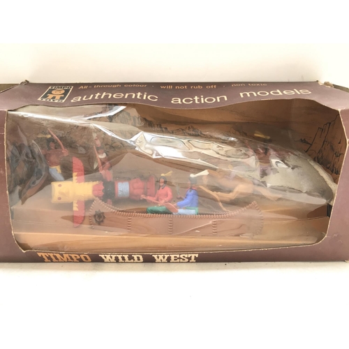 189 - A Boxed Timpo Toys Wild West Set (Box is warn) #278