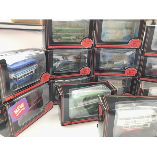 208 - A Collection of Exclusive First Editions Busses All boxed.