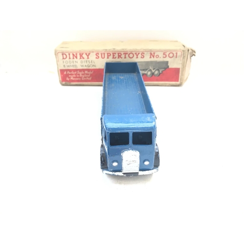 230 - A Dinky Supertoys Foden Diesel 8-Wheel Wagon boxed. #501