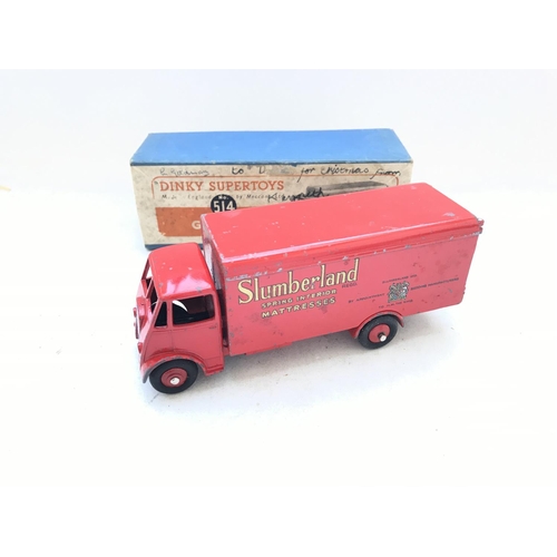 237 - A Dinky Supertoys Guy Van 'Slumberland' Boxed #514.