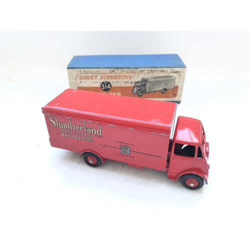 237 - A Dinky Supertoys Guy Van 'Slumberland' Boxed #514.