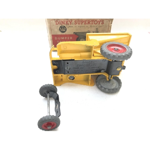 241 - A Dinky Supertoys Dumper Truck Boxed #562. Box and Truck both have Damage.