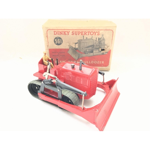 242 - A Boxe Dinky Supertoys Blaw Knox Bulldozer #561