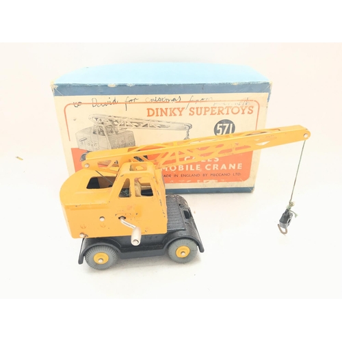 244 - A Boxed Dinky Supertoys Coles Mobile Crane Boxed. #571