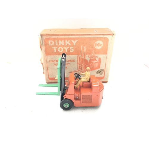 245 - A Boxed Dinky Supertoys Coventry Climax Fork Lift Truck. #14C.