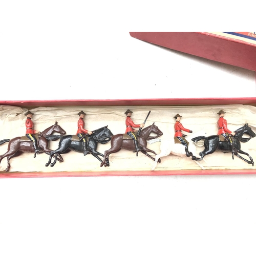 252 - A Collection of Mounted soldiers boxed.