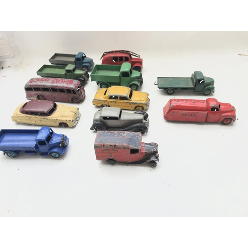 263 - A collection of Vintage Play-worn Dinky toys.