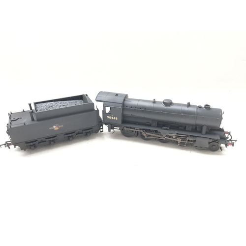 278 - A Bachmann WD Austerity Class 90448 BR Black Late Crest (DCC) #32-260DC. Boxed.