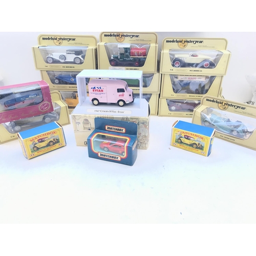 319 - A Collection of boxed Matchbox Models Of Yesteryear and others.